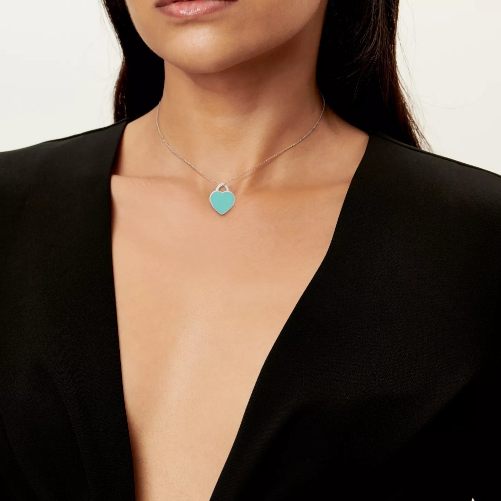 Tiffany & Co Return To Tiffany Small Heart Tag Pendant In Sterling Silver